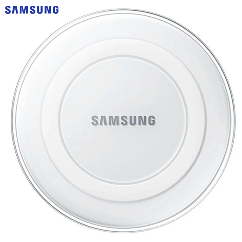 White Samsung Qi беспроводной зарядное устройство EP-PG920I для samsung Galaxy S6 S6Edge S6 edge Plus S8+ S8Plus Note5 Note 5 S7 edge iphone - Тип штекера: White