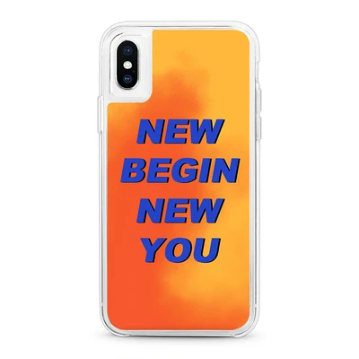 B Светящийся чехол с надписью quicksand shut up для iPhone XR XS max X 6 7 8 plus, чехол s, темный жидкий блестящий чехол для телефона, чехол - Цвет: B