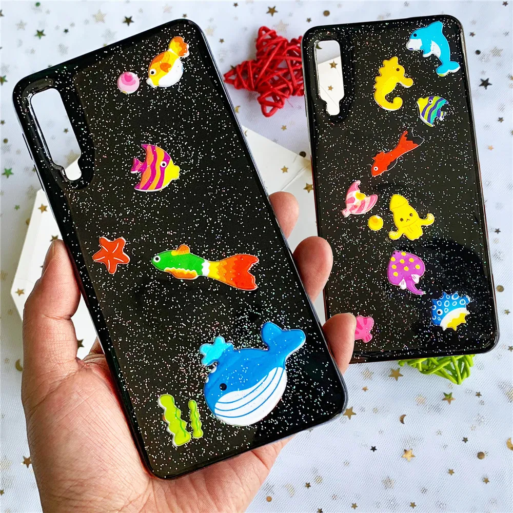 Роскошный подводный мир животных чехол для iPhone 6 6s 7 8 Plus задняя крышка Coque X S MAX XR XS |