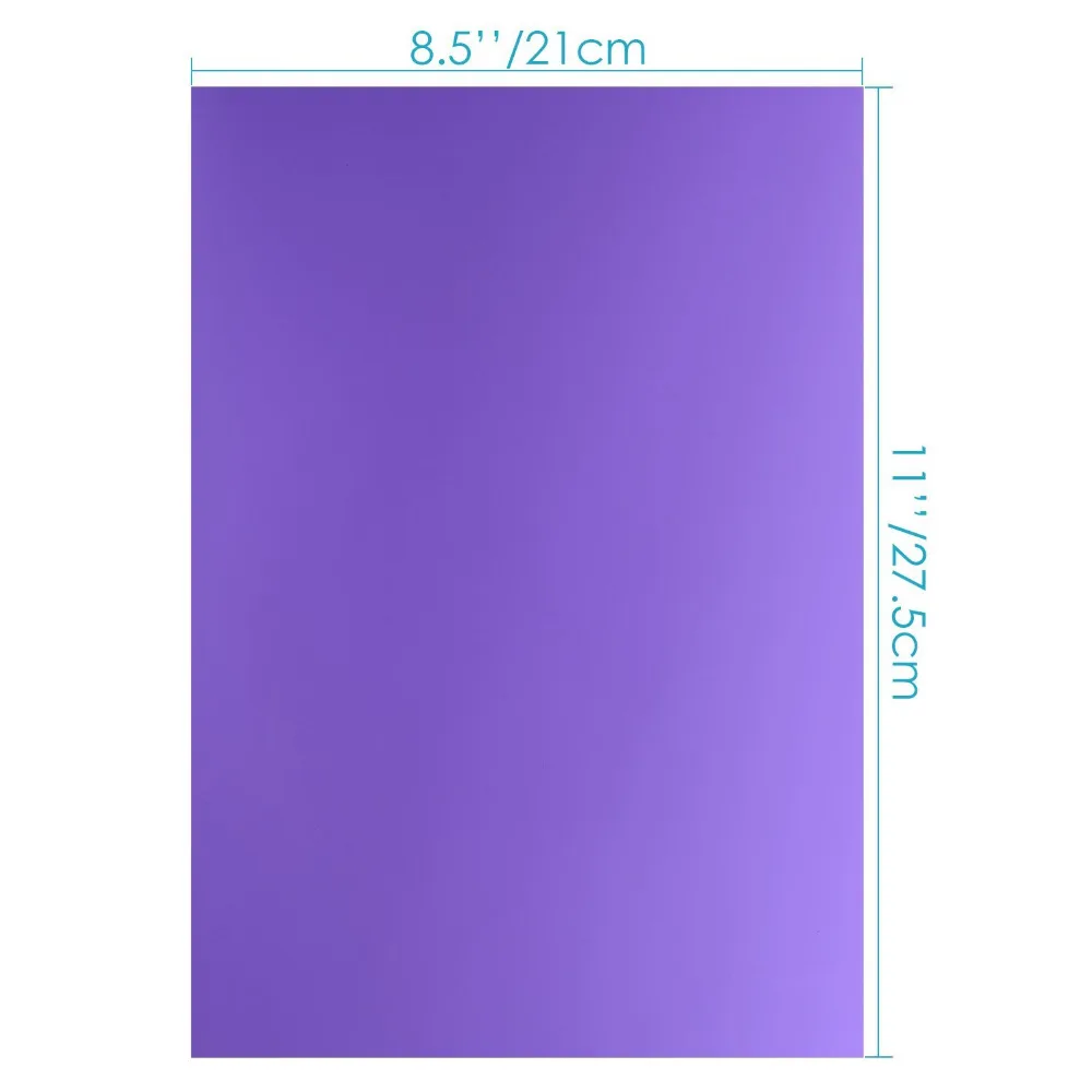 Neewer 12 упаковок 8 5x11 дюймов/21x28 см фиолетовый прозрачный набор светофильтров для