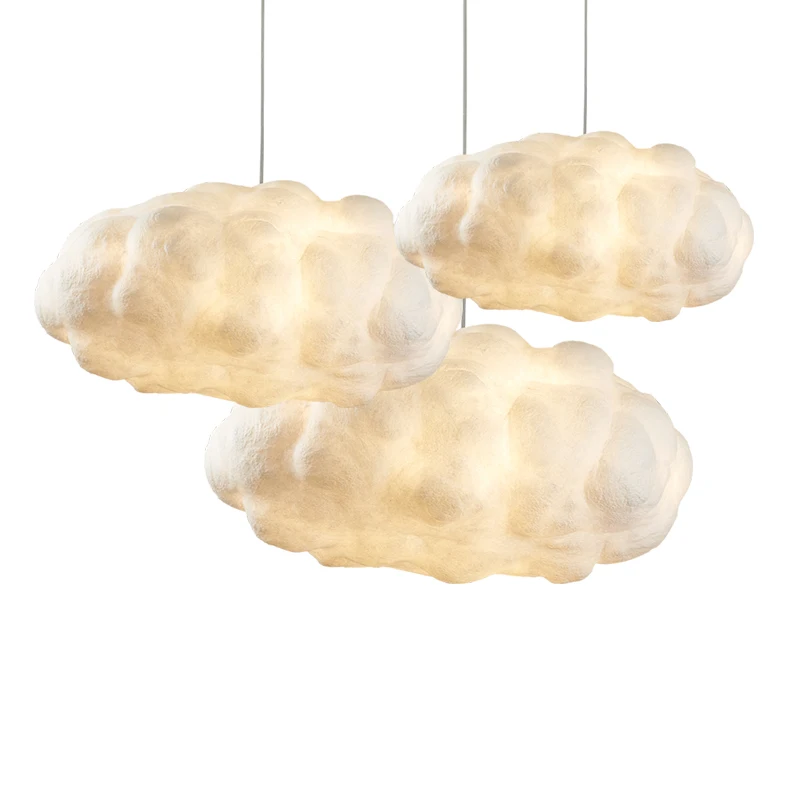 Современный светильник мечты с белыми облаками белым хлопковым светодиодом для