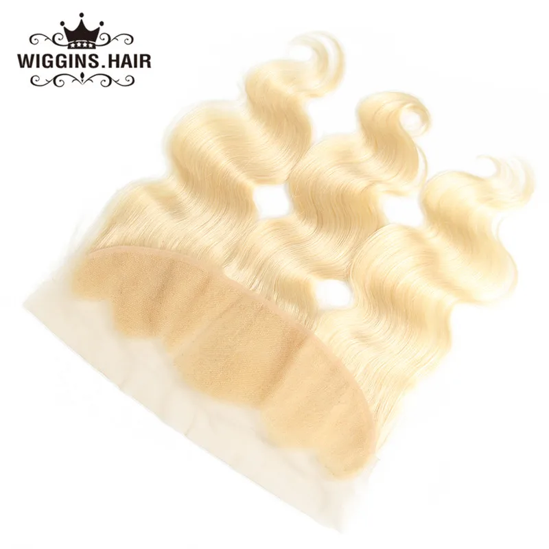 Wiggins волосы малазийские человеческие 613 блонд фронтальная кружевная застежка