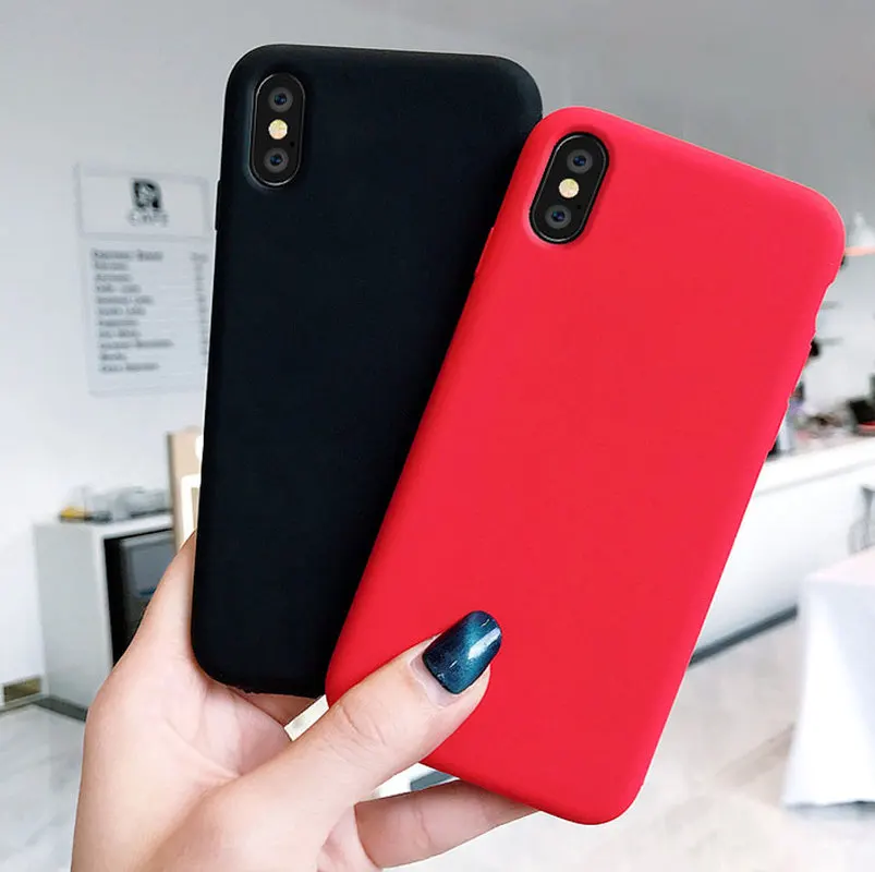 Оригинальный мягкий чехол для Redmi Note 7 телефона 6 Pro 6A силиконовая задняя крышка |