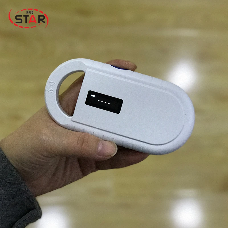 Портативный считыватель Микрочипов Rfid для домашних животных + 10 шт. 1 25*7 мм rfid