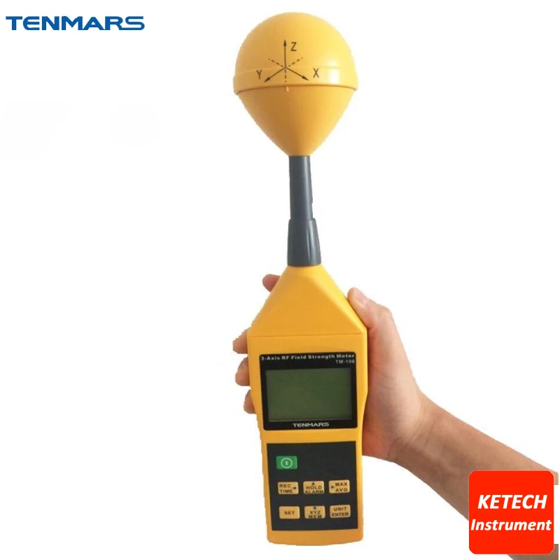 

3-Axis RF Field Strength Meter Tester , EMF Tester TM196