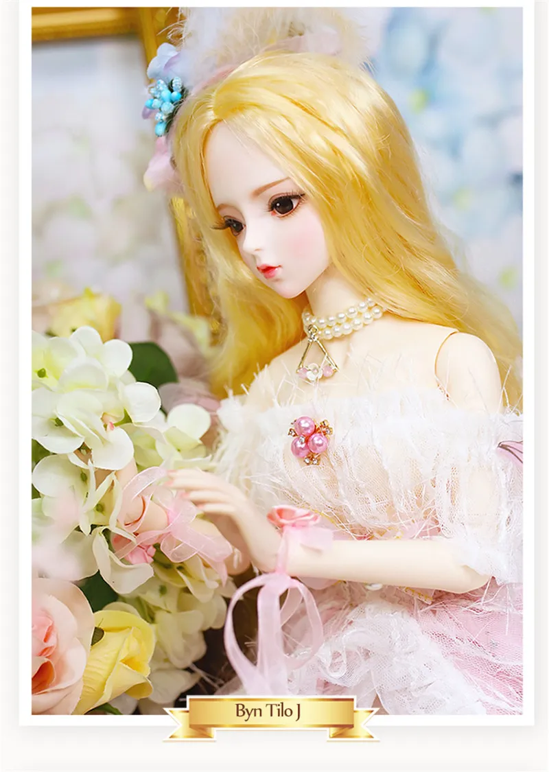 1/3 BJD Blyth кукла механическое уплотнение тела с макияжем, в том числе волосы, глаза, одежда 62 см высота девочки ледник