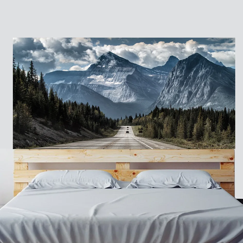Креативные Новые Дорожные зимние горные стикеры на кровать индивидуальная