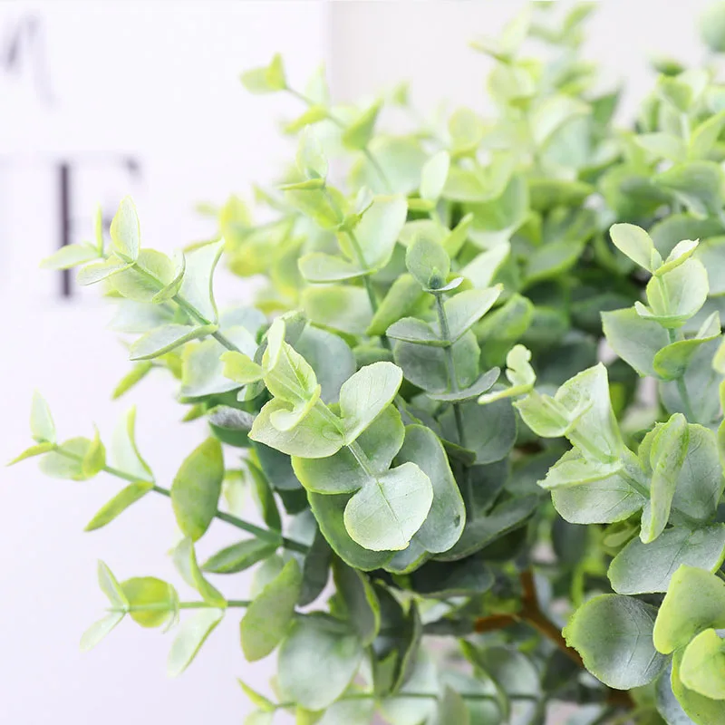 Имитация растений 41 см лист эвкалипта из мягкой жвачки украшение для свадьбы
