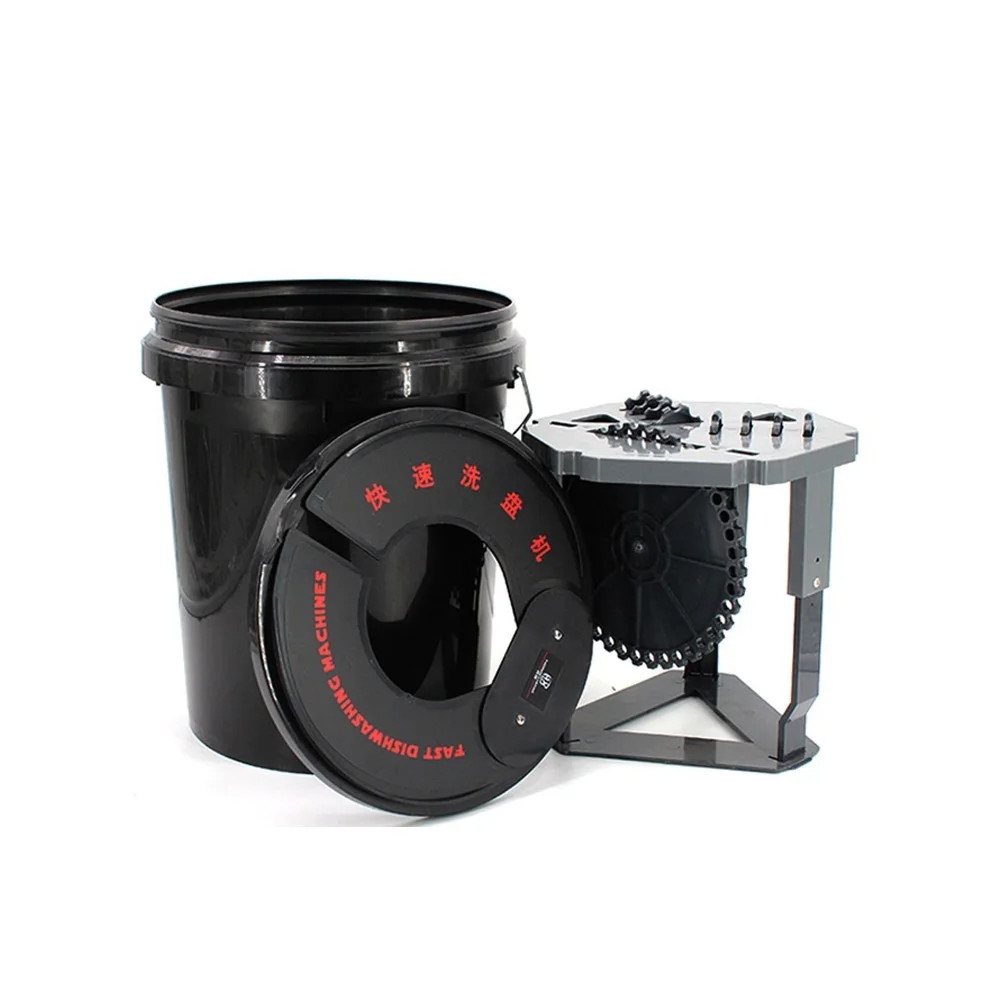 SPTA 20L Electric Polishing Pad Washing Bucket Foam Buffing Pad Cleaner Wool Pads Washing Bucket Buffer Powered Pad Washer