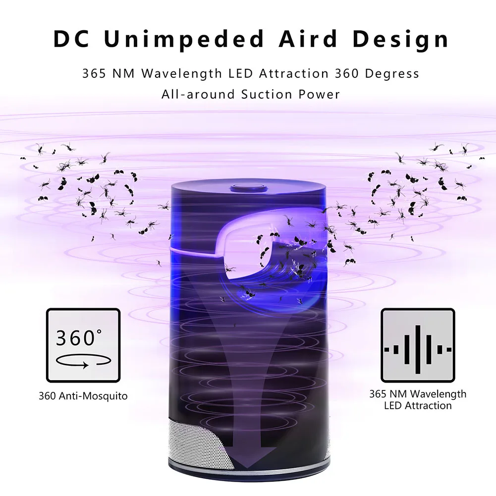 Горячая безопасная фоткаталитическая лампа-убийца комаров светодиодный