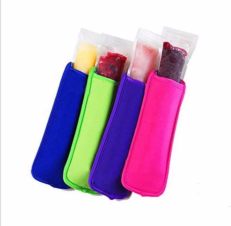 DHL 2000 шт./лот 8x16 см Popsicle Держатели Морозильник Поп Держатель Блока Льда Ледяной