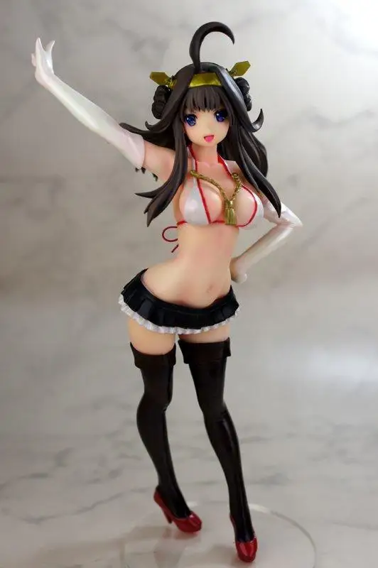 Каучуковая фигурка для гаража коллекция Kantai Kongou WF2016 комплект зимней модели|kantai