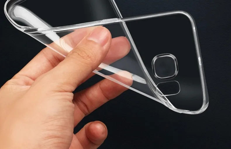 500x DHL Free For S6 Edge+ Best quality transparent clear soft tpu back cover case Samsung Galaxy Edge Plus Factory Price |