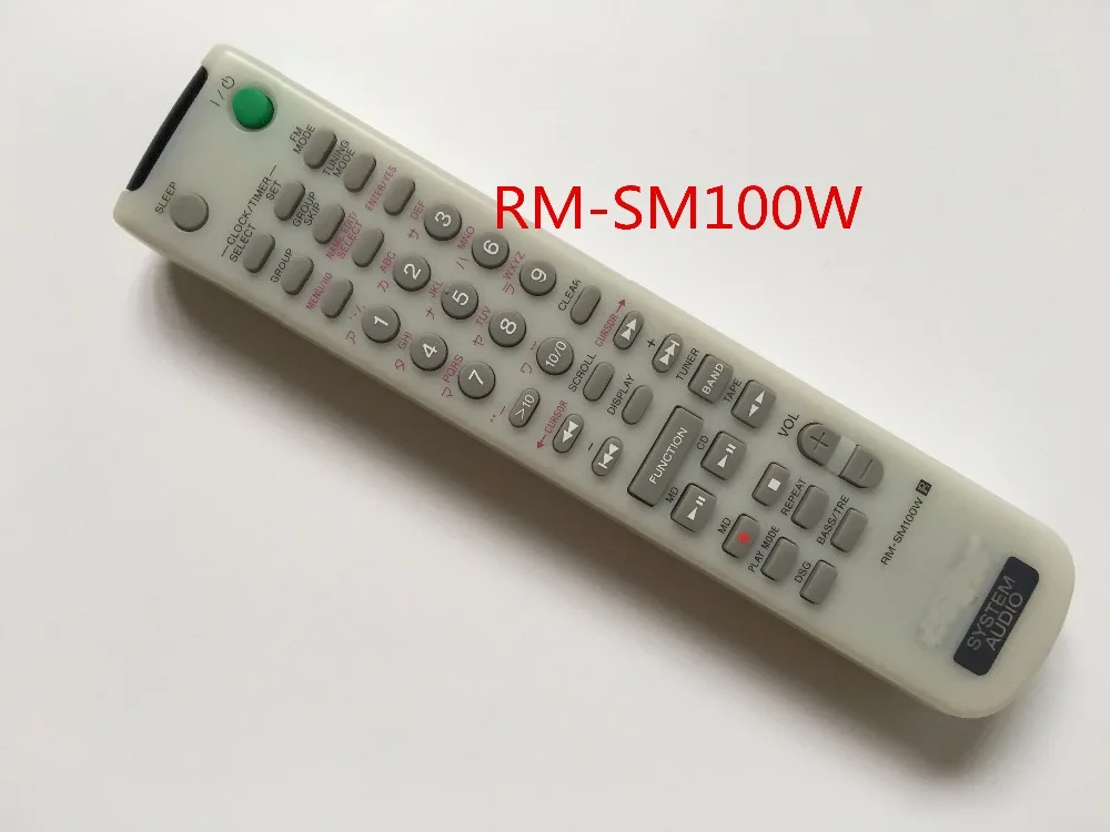 Оригинальный новый пульт дистанционного управления для SONY SYSTEM AUDIO CD Remote RM-SM100W