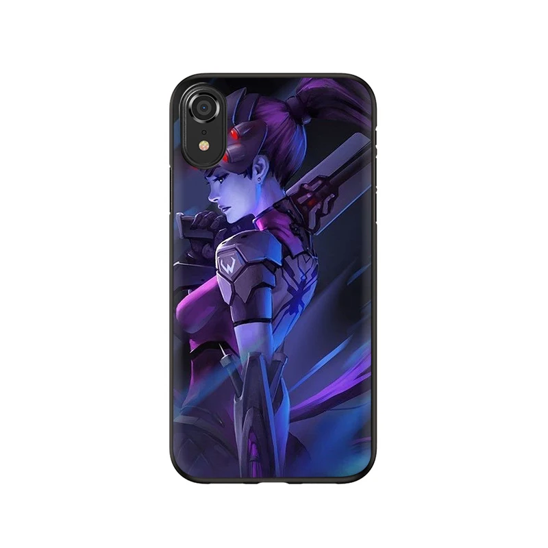 Мягкий чехол для телефона Overwatch OW для iphone 5 5S 6 6S Plus 7 8 Plus X XR XS 11 Pro Max - Цвет: B7