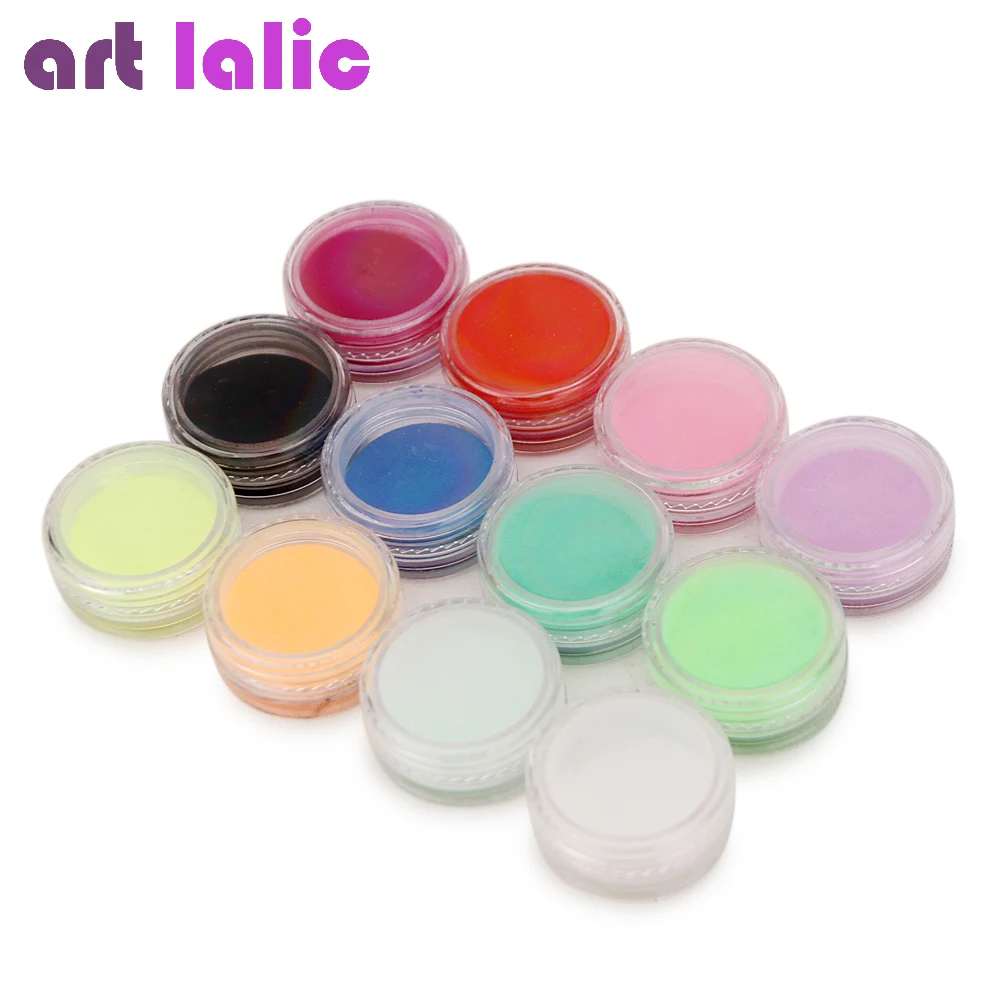Маникюрный УФ гель для ногтей 12 цветов|powder dust|colors acrylic powder12 colors powder |
