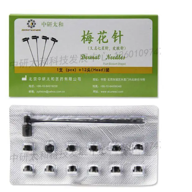 

Дермальные иглы zhongyantaihe с 13 головками для массажа красоты