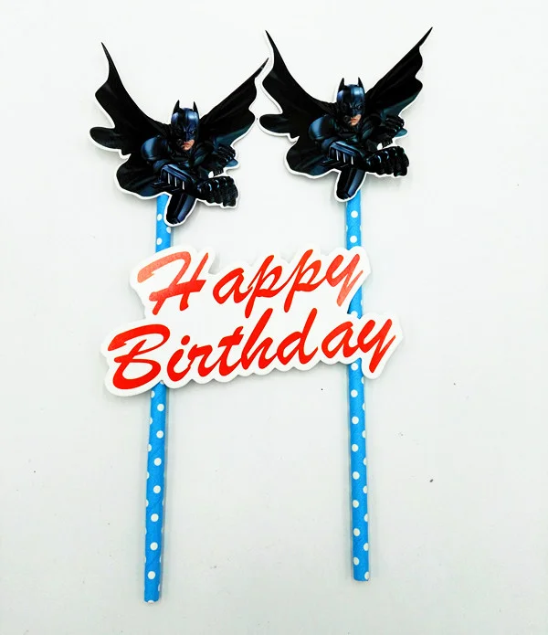 1 компл./лот БЭТМЭН торт украшения флаг BABY SHOWER вечерние поставки Бэтмен выбора