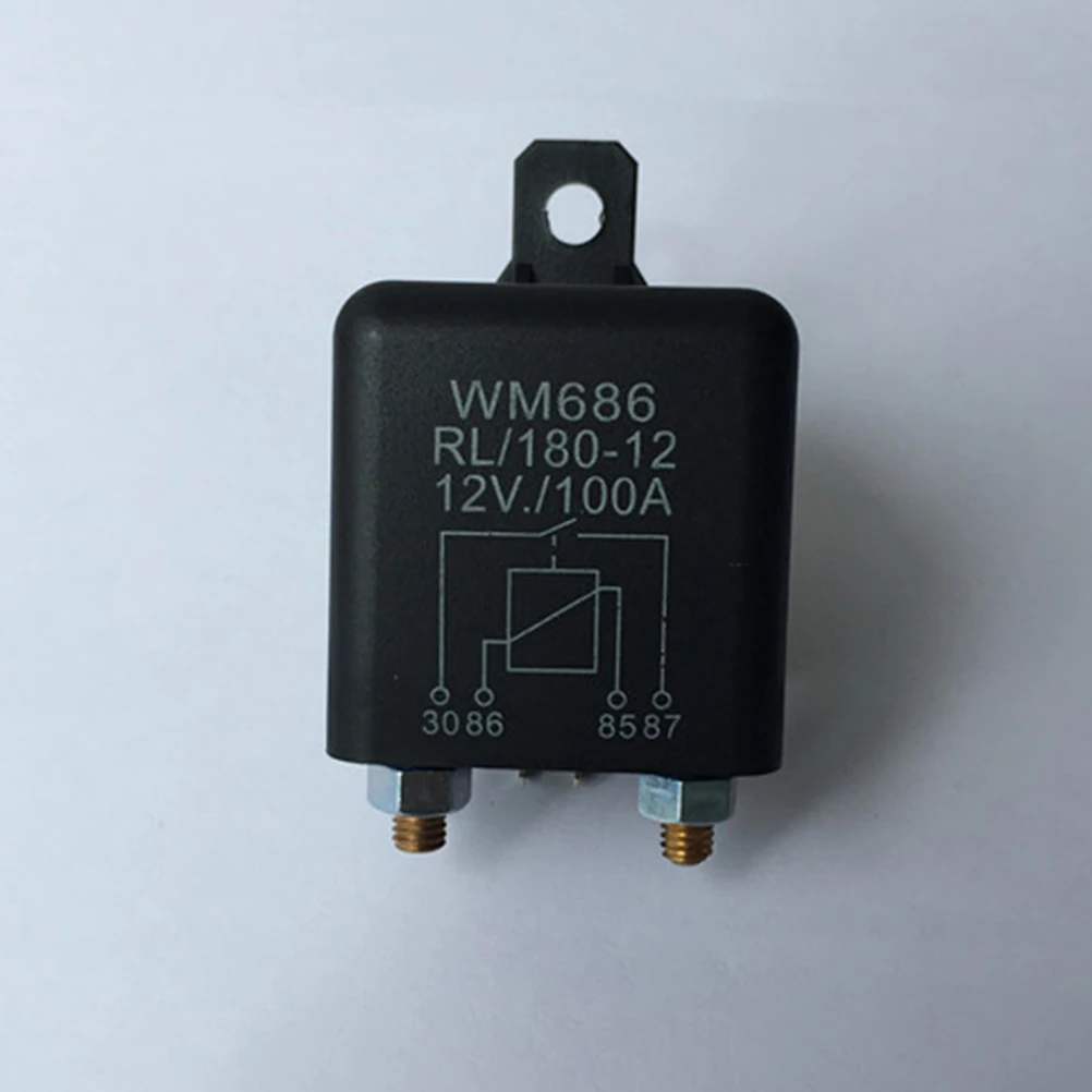 100A 4pin пусковое реле Вкл/Выкл автомобильный выключатель питания пластиковый