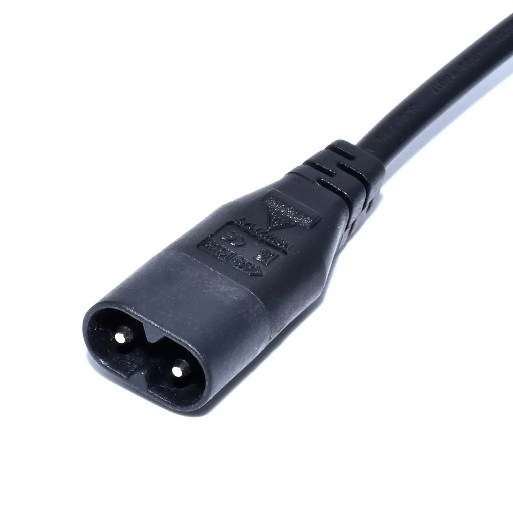 Высокое качество IEC 320 C7 C8 удлинители, 8 мужчин и женщин силовой линии 30 см, 1 шт., 1 фут