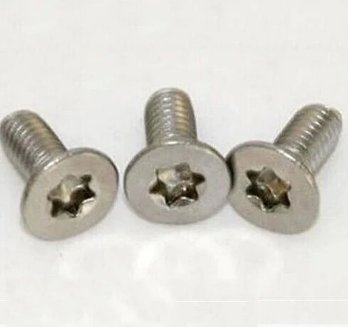 100 шт. M1.6 M2 M2.5 M3 M4 M5 Torx винты из нержавеющей стали 304 Винты с плоской головкой|Винты|