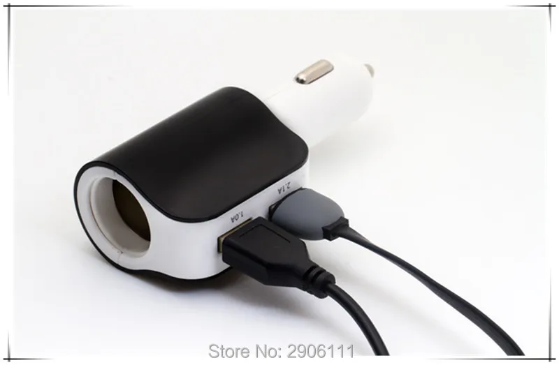 Автомобильное автомобильное зарядное устройство с двумя usb портами