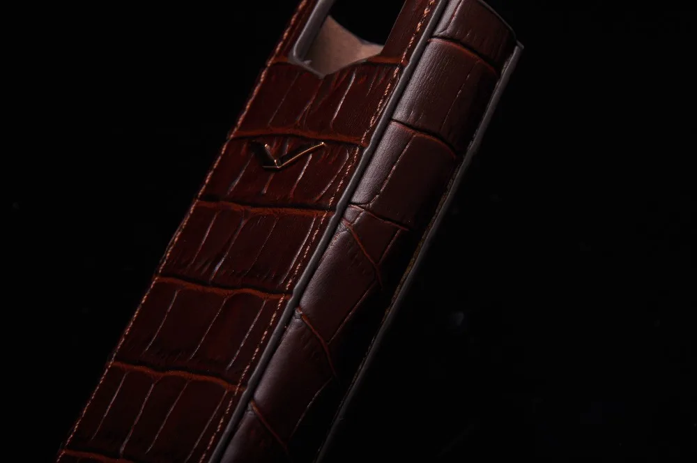 Роскошный прямой чехол из натуральной кожи в деловом стиле для Vertu Signature S CEO 168, полностью защитный чехол для мобильного телефона