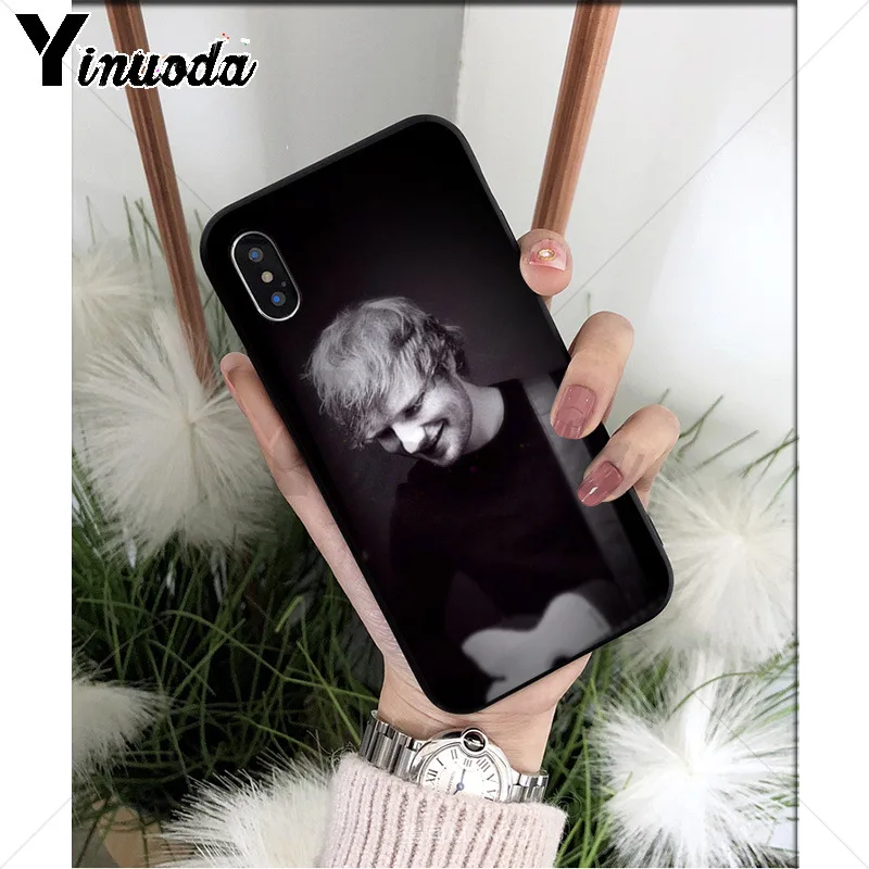 A6 Yinuoda поп-певец звезда Ed Sheeran силиконовый мягкий ТПУ чехол для телефона для iPhone 6S 6plus 7plus 8 8Plus X Xs MAX 5 5S XR - Цвет: A6