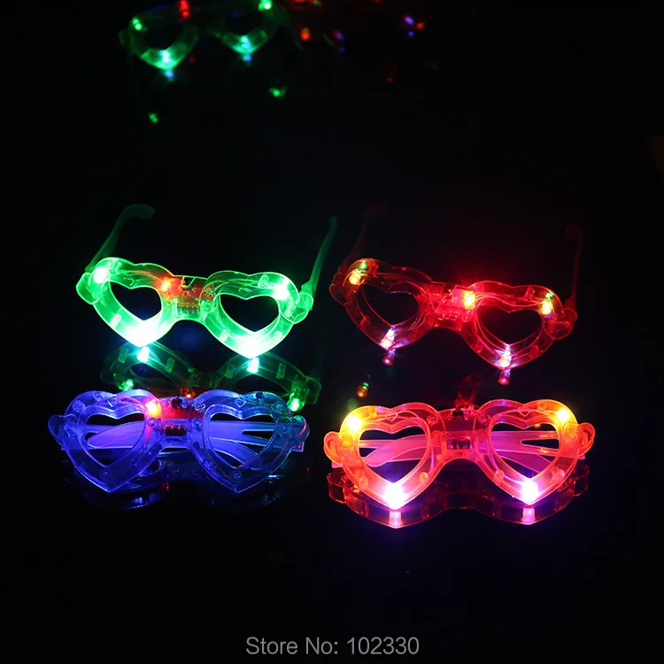 Популярные детские мигающие светодиодные очки для слепых глаз с затвором