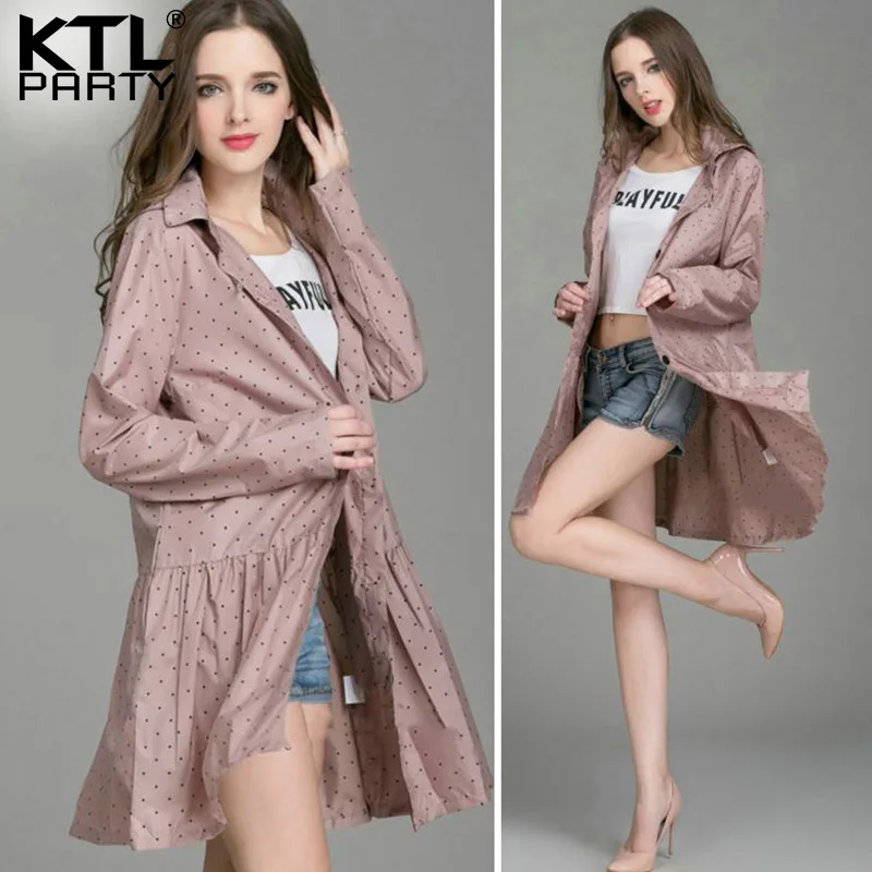 KTLPARTY женские модные дождевики уличные для путешествий непромокаемое
