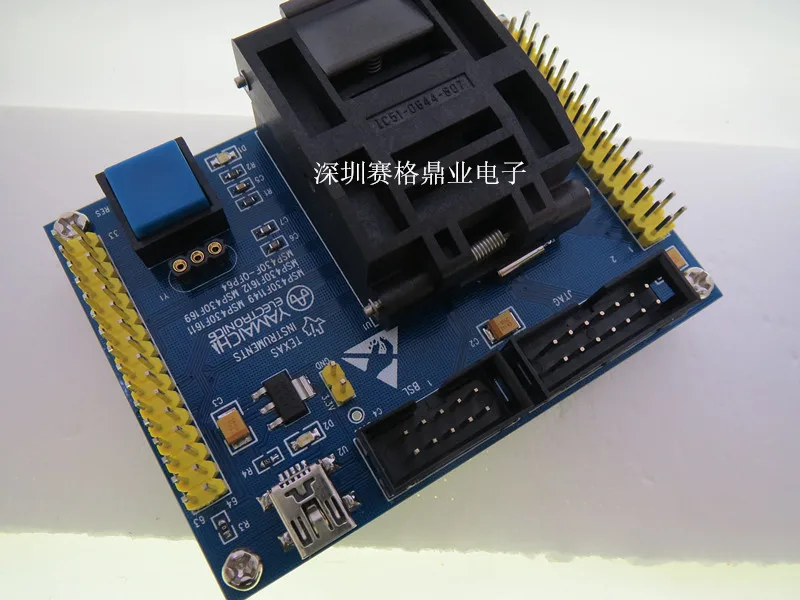 Оригинальный YAMAICHI IC тестовое сиденье MSP430F1149/1611/1612/MSP430F169 программа сжигания QFP64