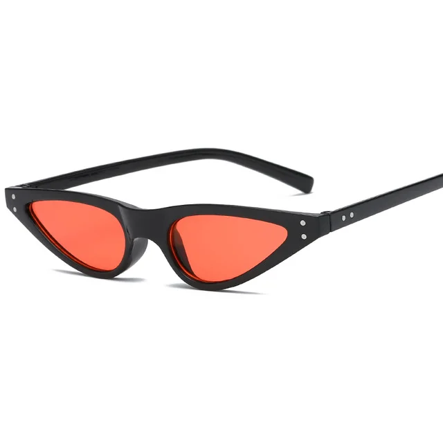 Femmes Petites lunetes De Soleil Rouge Sunglases 2018 фестивальные Jaune Cateye lunettesoleil | Аксессуары для одежды