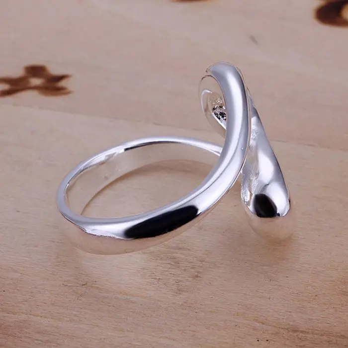 Посеребренное кольцо высокое качество модные ювелирные изделия без никеля