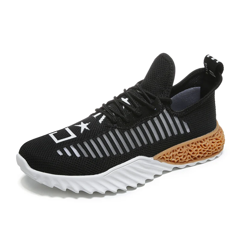 Мужские кроссовки Hemmyi белые дышащие Flyknit Chaussure Homme на шнурках повседневная обувь