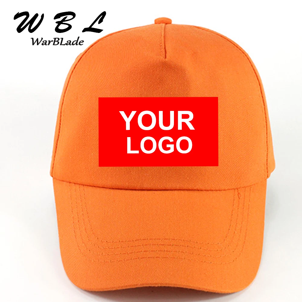 WBL Snapback Caps Blank Baseball Hats Customized Net Caps Hip Hop LOGO Printing Adult Hats Casual Peaked Hat 10pcs/lot