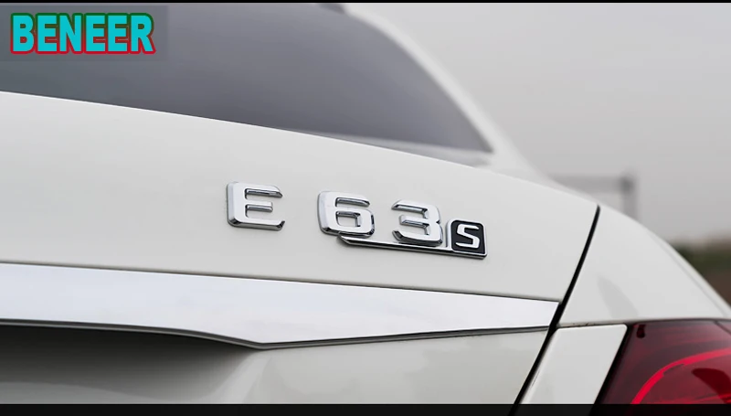 ABS S значок наклейка с эмблемой на заднее стекло автомобиля для Mercedes Benz w117 cla45 w205 c63