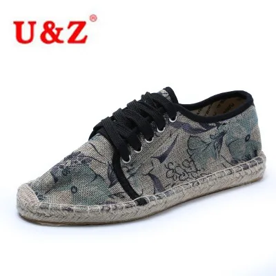 Новинка модные мужские парусиновые эспадрильи в цветочном стиле повседневная