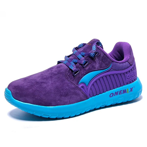 purple Onemix/женские кроссовки; дышащие Спортивные кроссовки; женская обувь; Zapatillas Deportivas; спортивная обувь; Прогулочные кроссовки для женщин - Цвет: purple