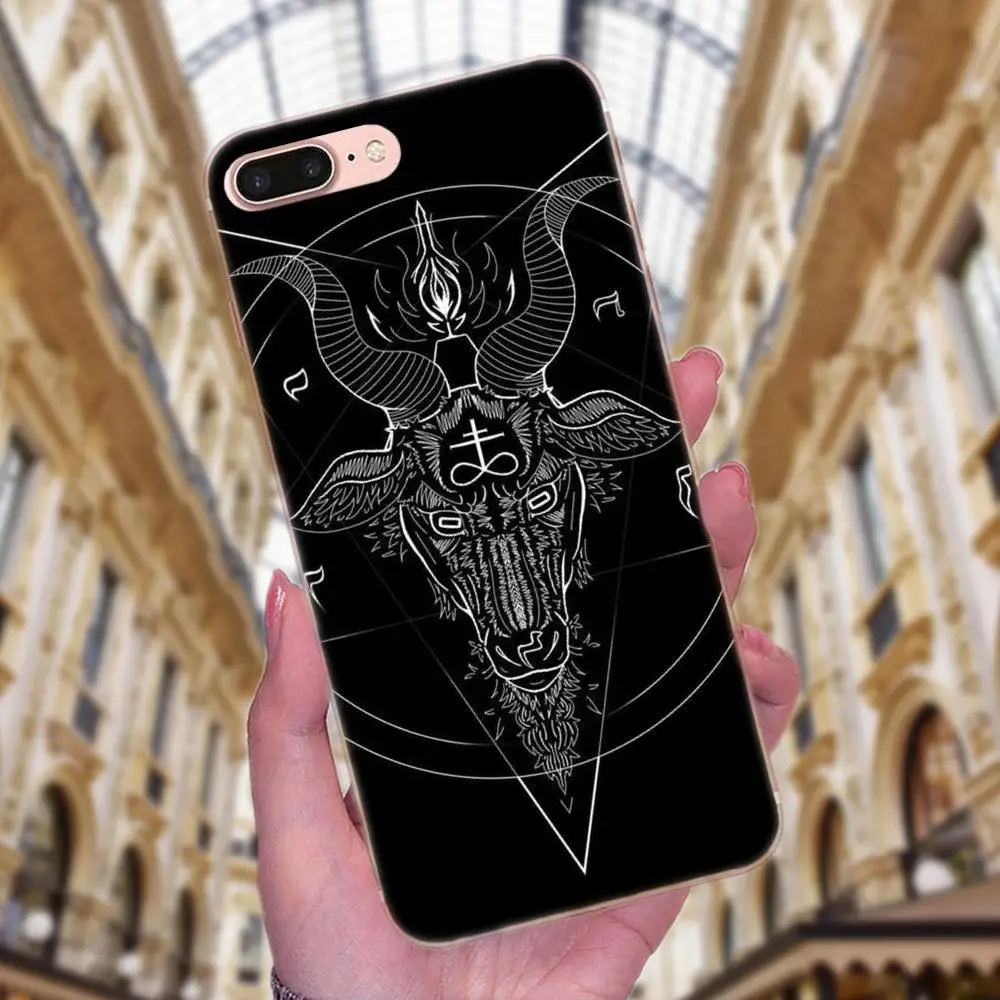 Потрясающий лучший логотип сатаны для Huawei P7 Honor 4C 5A 5C 5X 6 6C 6A 6X 7 7X 8 9 V8 V10 Y3II Y5II Y6II G8 Play
