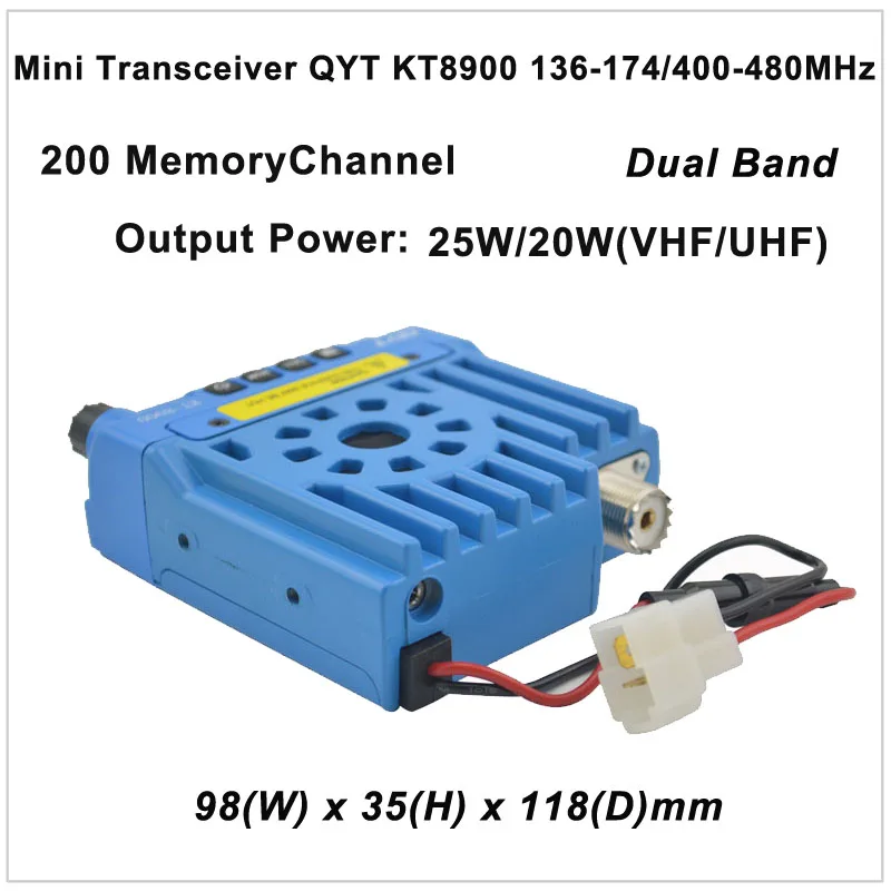 QYT KT 8900 мини трансивер KT8900 136 174/400 480 МГц двухстороннее радио двухдиапазонный