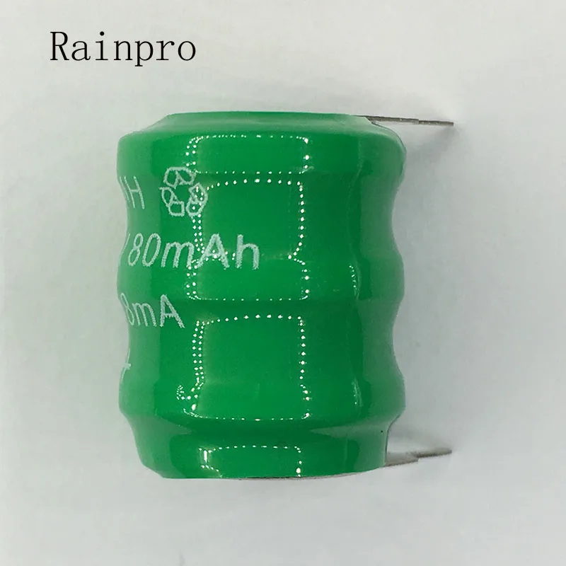 Никель-металлогидридные аккумуляторы Rainpro 2 шт./лот 3 6 В 80 мАч | Электроника
