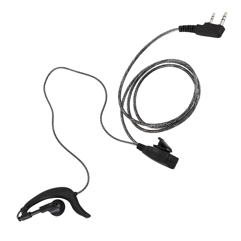 ABSQ 2 Pin g-формы наушники для Walkie Talkie способ радио кусок | Электроника