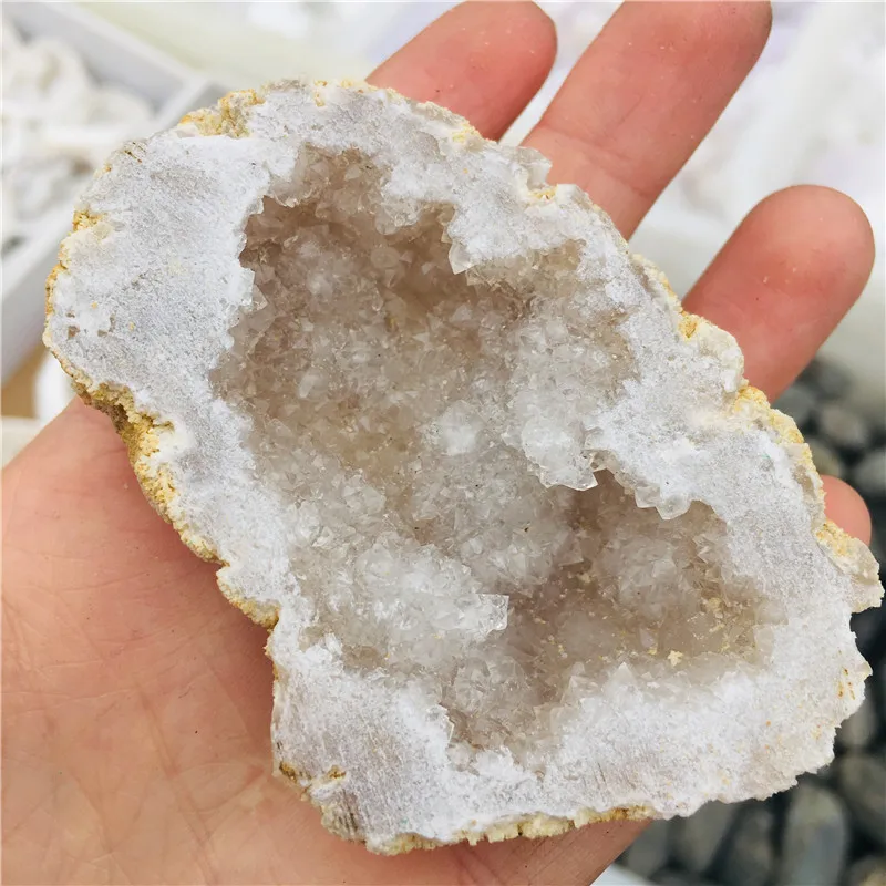 

natural crystal mineral quartz white crystal cave specimen energy heals