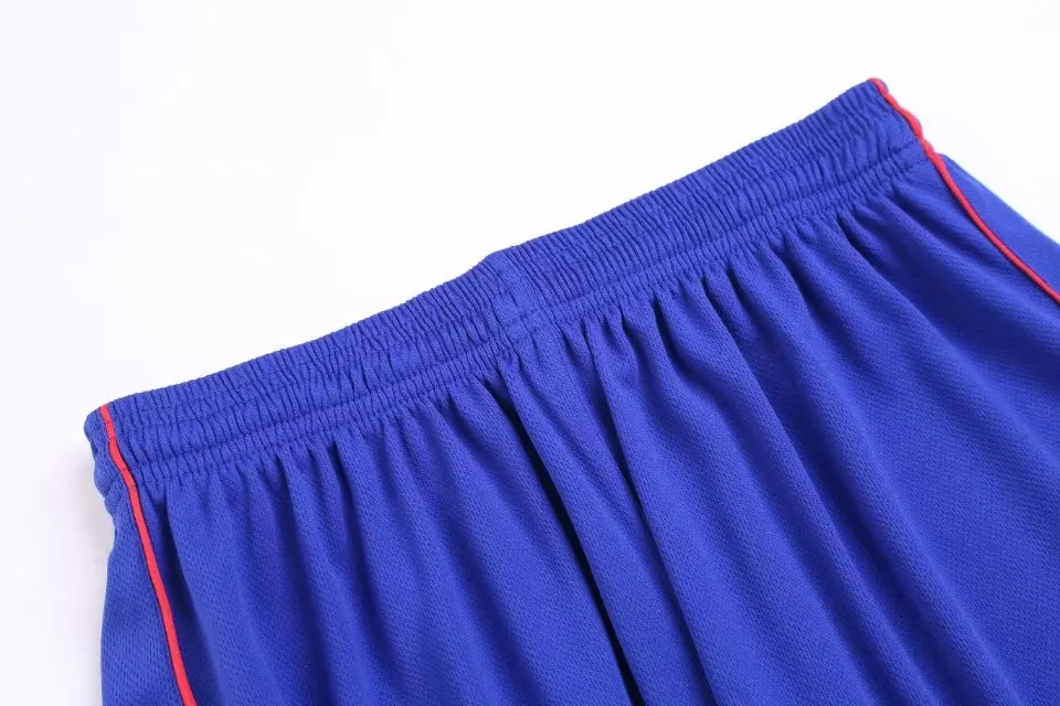 20018 синий мужской тренировочный короткий рукав Джерси дышащая спортивная одежда