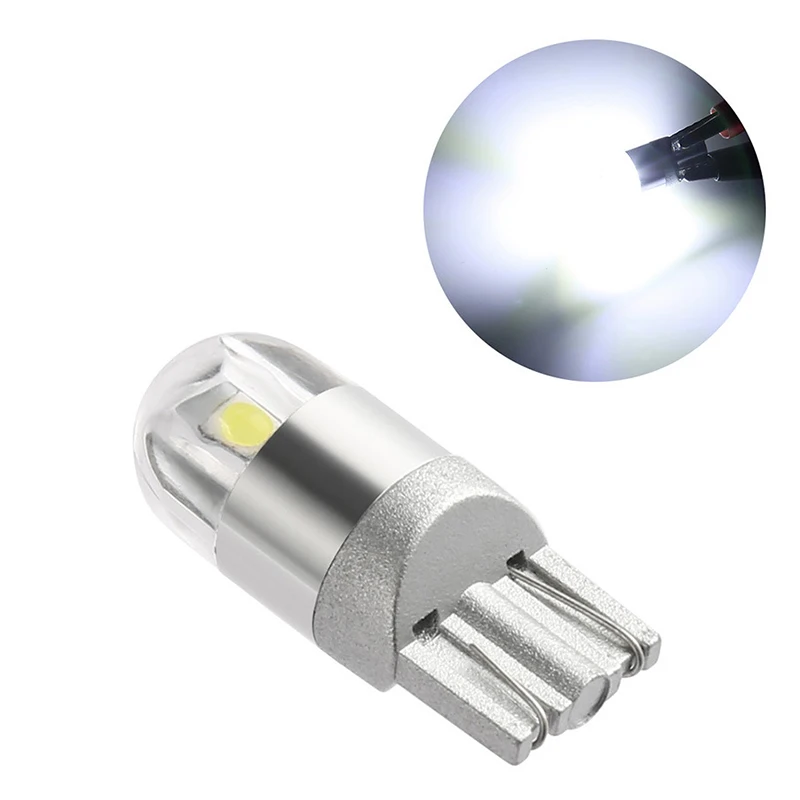 10 шт. очень яркий синий T10 194 168 3030 Клин 2SMD светодиодный лампы для Подсветка