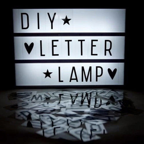 A4/A5 Размер 3 линии Кино tic световой короб светодио дный lightbox букв 85 использовать AA
