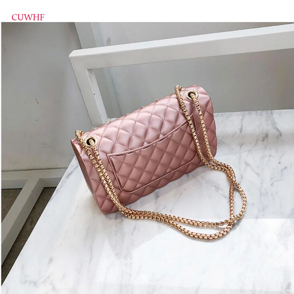 Жемчужина плед Crossbody сумки для Для женщин роскошные кожаные Сумки сумка дизайнер