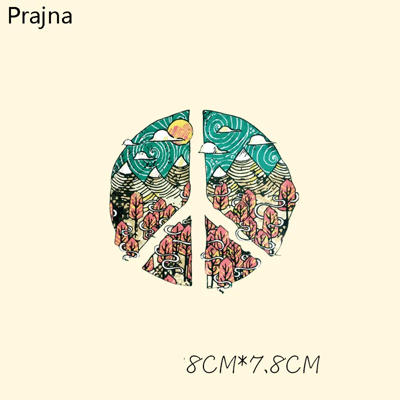 Prajna теплопередача виниловая нашивка рок-группы нашивка со львом Тепловая железная наклейка на одежду пластизоль полосы Мода - Цвет: Лазерный