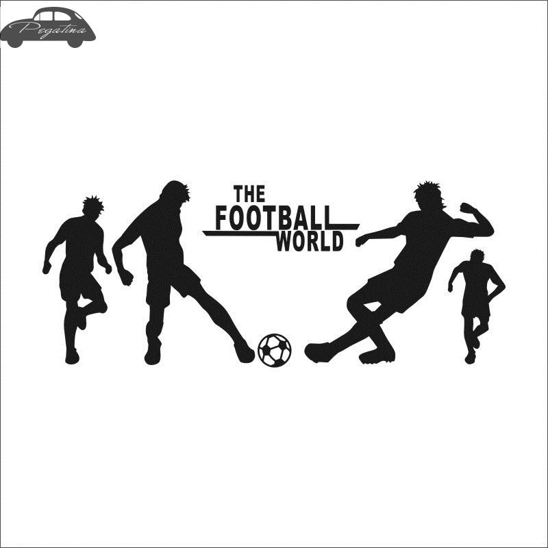 Футбол футболист настенные спортивные наклейки Foootball украшение дома|sticker sport|sport