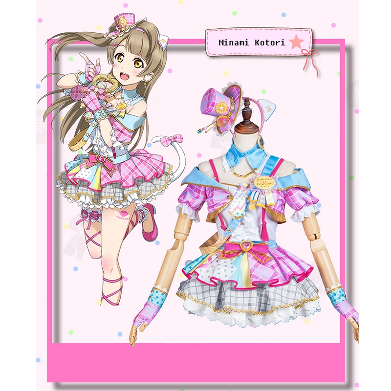 ROLECOS LoveLive Аниме косплэй костюм Уми Сонода kotori minami Kousaka Honoka Косплей платье лолиты